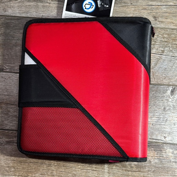 Case It Red and Black 3-Ring Binder-BRAND NEW - Picture 3 of 6